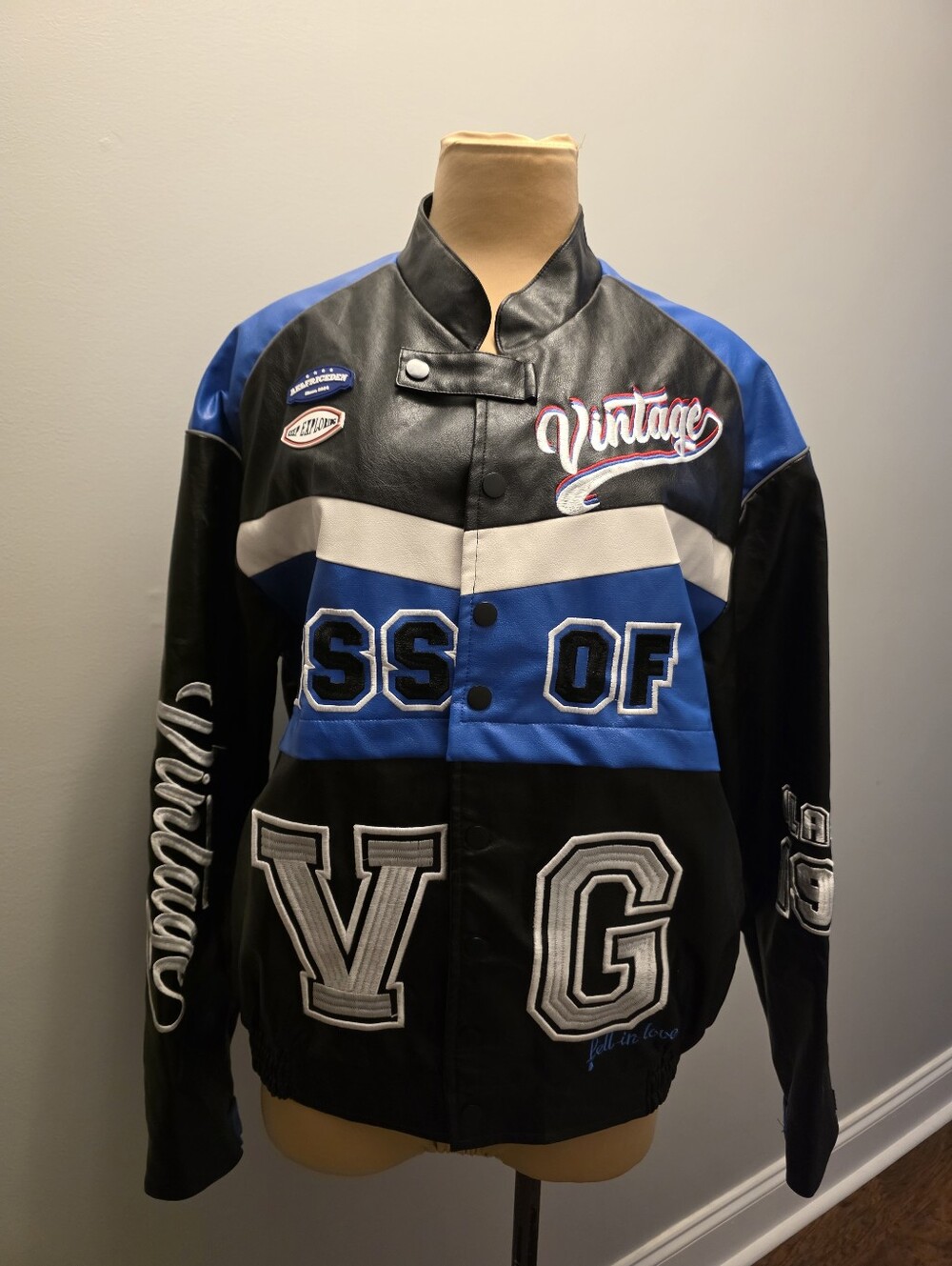 Aelfric Eden "VG  Class Of 87" Varsity Detachable Racing Jacket